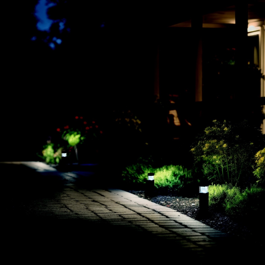 SET 4x LED Solar lamp LED/0,06W/1,2V 1xAAA 6000K IP44 100 mAh