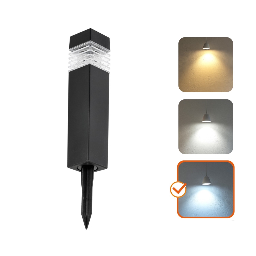 SET 4x LED Solar lamp LED/0,06W/1,2V 1xAAA 6000K IP44 100 mAh