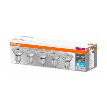 SET 5x LED Lamp GU10/2,6W/230V 4000K - Osram