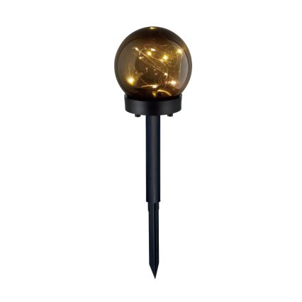 SET 5x LED Solar lamp 5xLED/0,12W/1,2V 3000K IP44 40 mAh zwart