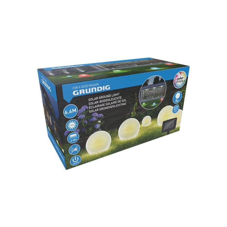 SET 5x LED Solar lamp LED/3,2V Meerdere kleuren