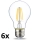 SET 6x LED Lamp A60 E27/4,3W/230V 2700K