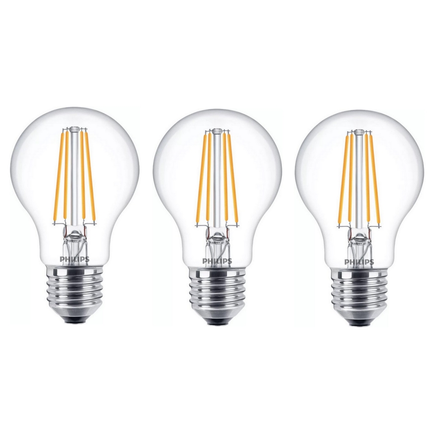 SET 6x LED Lamp VINTAGE Philips E27/7W/230V 2700K