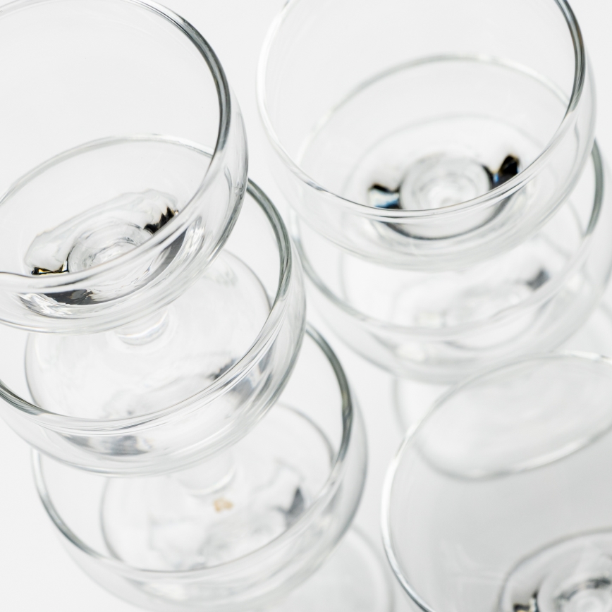 Set 6x likeur glas doorzichtig