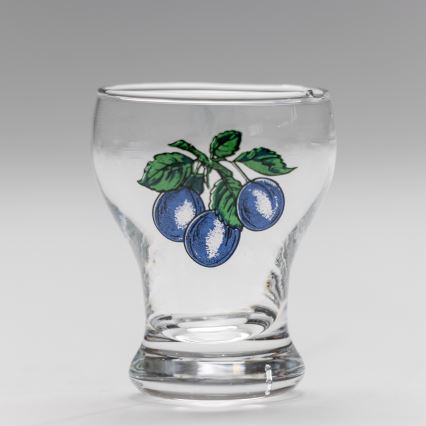 Set 6x likeur glas doorzichtig - pruim