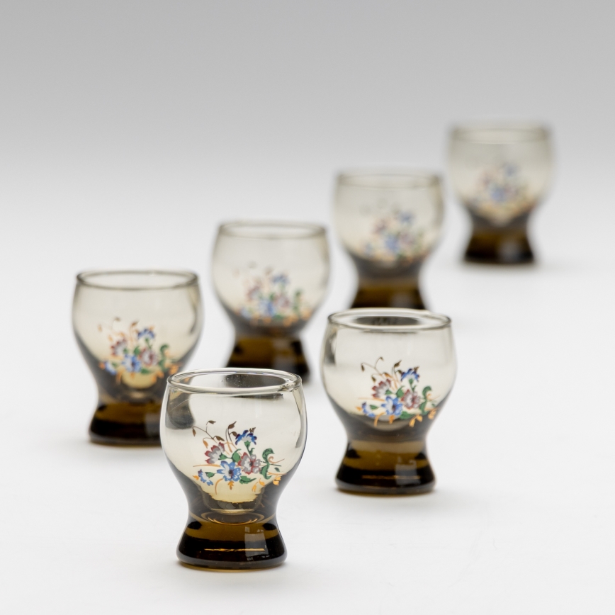 Set 6x shotglas gerookt boeket nr.2