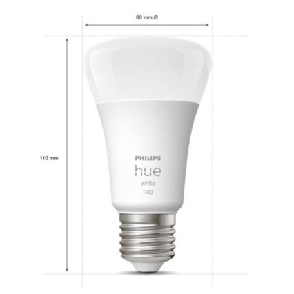 Set de base Philips Hue WHITE 2xE27/9,5W 2700K + appareil d