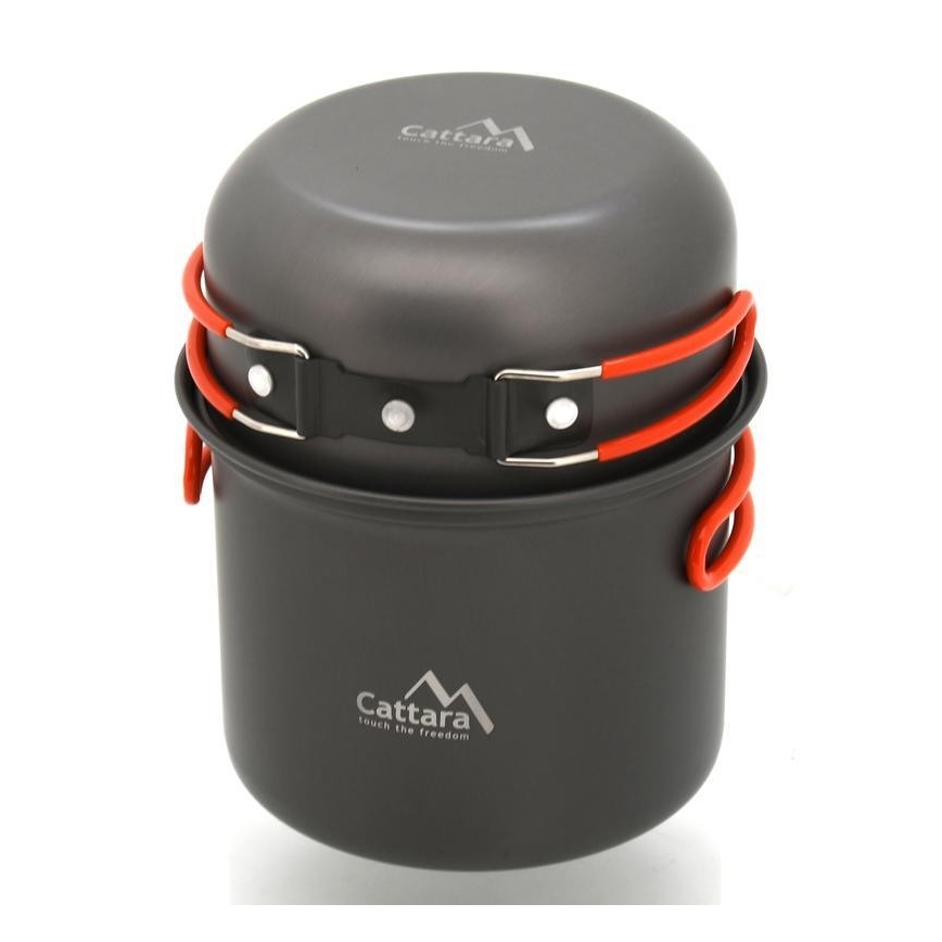 Set d'ustensiles de cuisine de camping avec éponge 4pcs