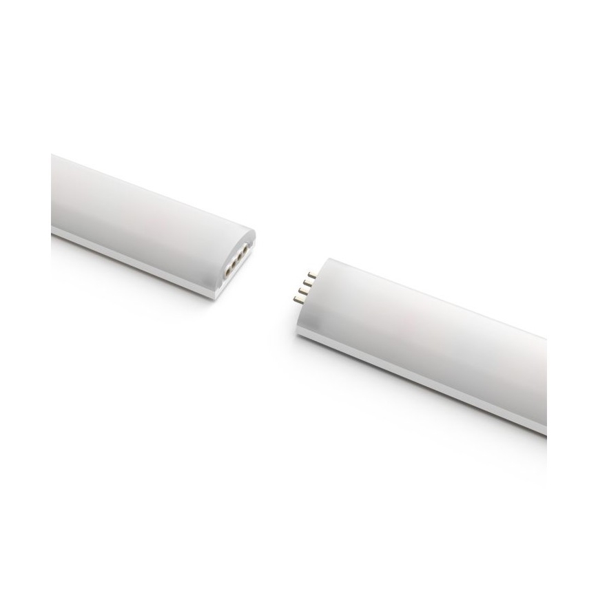 SET - LED RGBW dimbare strip Philips Hue WHITE AND COLOR AMBIANCE 2m LED/20W/230V + 4x Dimbare lamp Philips A60 E27/6,5W/230V 2000-6500K