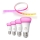 SET - LED RGBW dimbare strip Philips Hue WHITE AND COLOR AMBIANCE 2m LED/20W/230V + 4x Dimbare lamp Philips A60 E27/6,5W/230V 2000-6500K