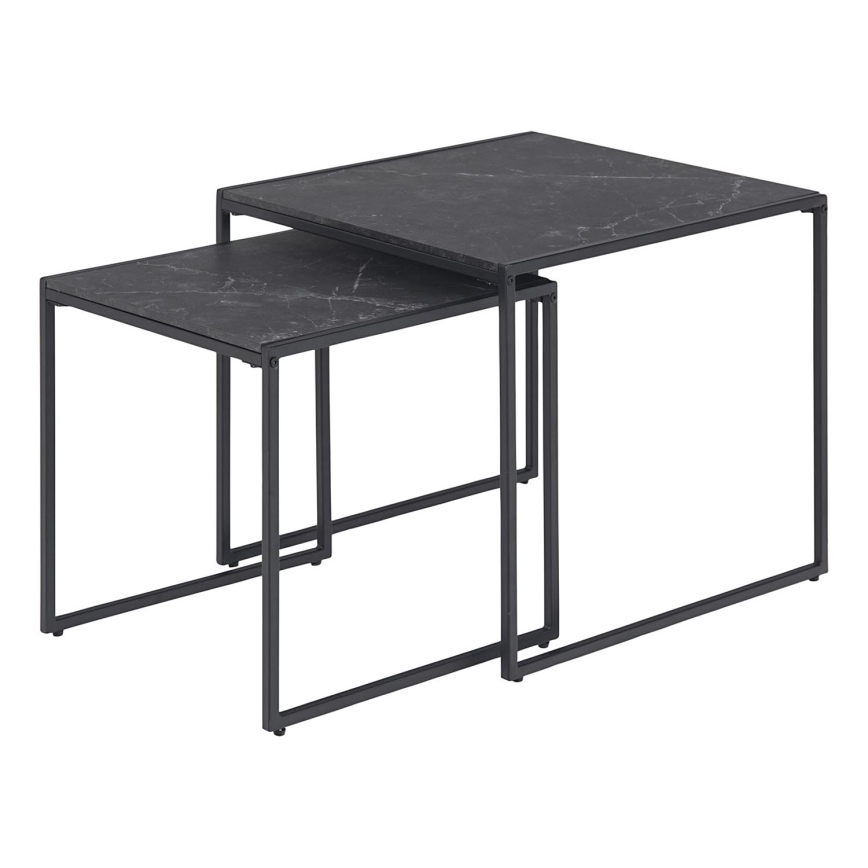 Set salontafels ALMA 2 st. antraciet