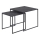 Set salontafels ALMA 2 st. antraciet