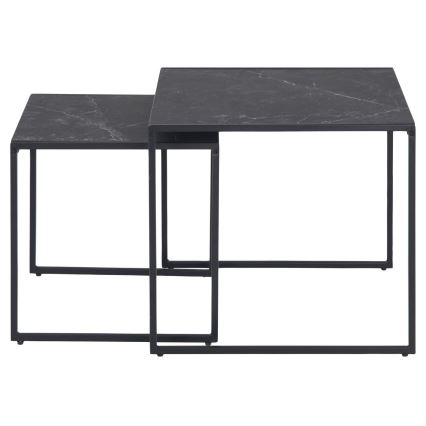 Set salontafels ALMA 2 st. antraciet