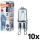 Set van 10 ovenlampen HALOPIN G9/40W/230V 2700K - Osram