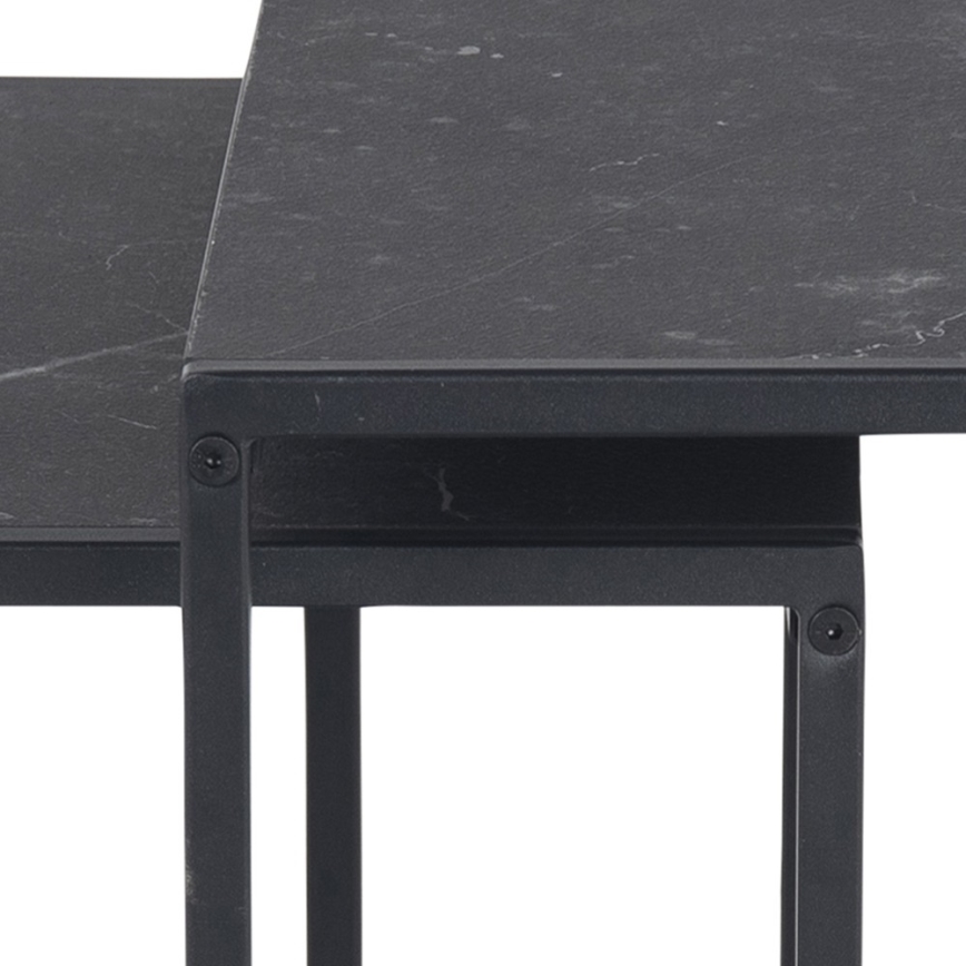 Set van 2 ALMA salontafels antraciet