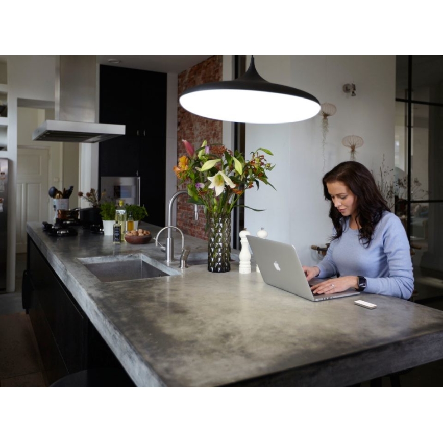 Set van 2 dimbare Philips Hue WHITE AMBIANCE GU10/4,2W/230V 2200-6500K LED-spots + dimmer-schakelaar