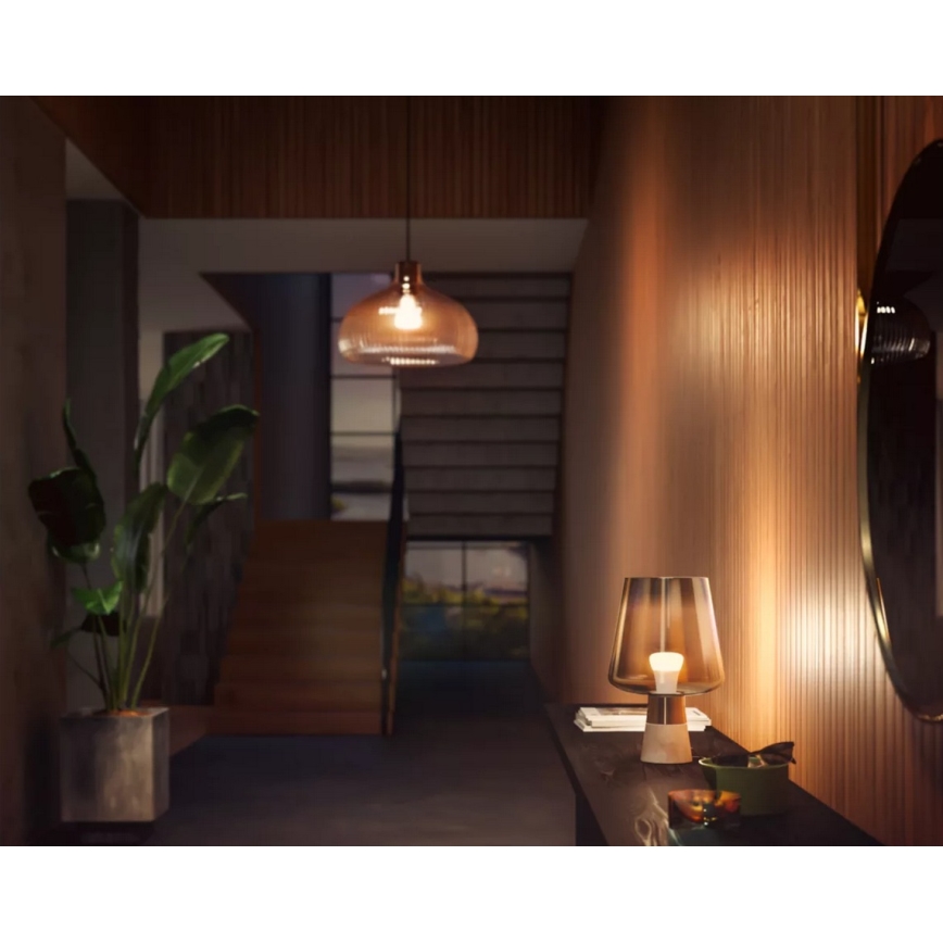 Set van 2 dimbare Philips Hue WHITE LED-lampen, E27, 7W, 230V, 2700K
