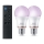 Set van 2 dimbare RGB-LED-lampen Philips SMART A60 E27/8,5W/230V 2200-6500K + afstandsbediening