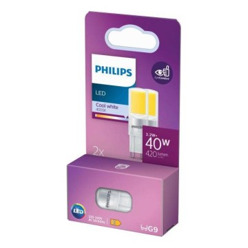 Set van 2 Philips G9 LED-lampen 3,2W/230V 4000K