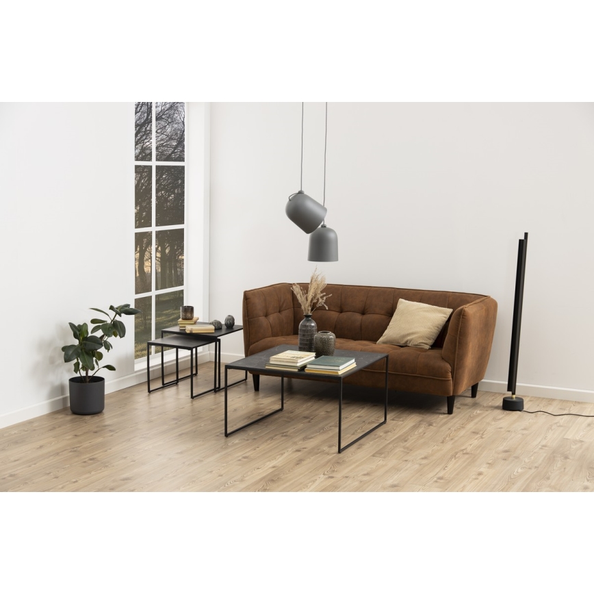 Set van 2 salontafels ALMA, antraciet