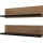 Set van 2 SHELFIE-planken, grenen/zwart