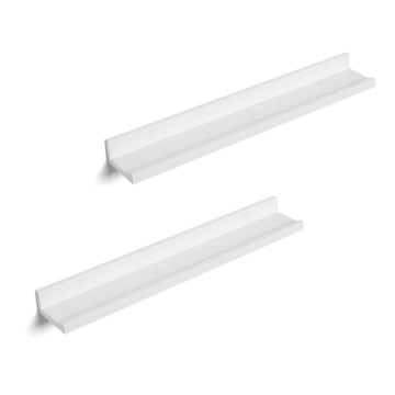Set van 2 wandplanken SHELFY, wit