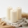 Set van 3 BRILLO LED-kaarsen LED/3xAAA 15 cm crèmekleurig + afstandsbediening
