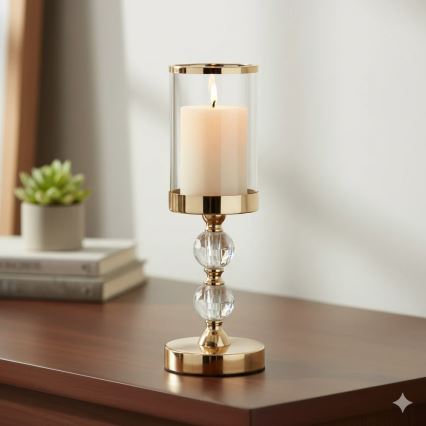 Set van 3 BRILLO LED-kaarsen, LED/3xAAA, crèmekleurig + afstandsbediening