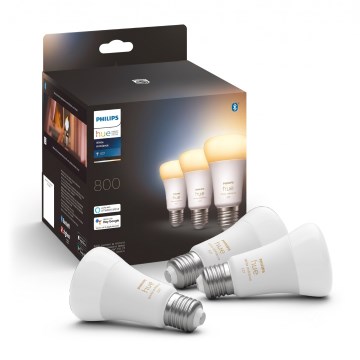 SET van 3 dimbare LED-lampen Philips Hue WHITE AMBIANCE A60 E27/6W/230V 2200-6500K