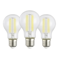 Set van 3 LED-lampen A60 E27, 3,8W, 230V, 2700K – Eglo 110437