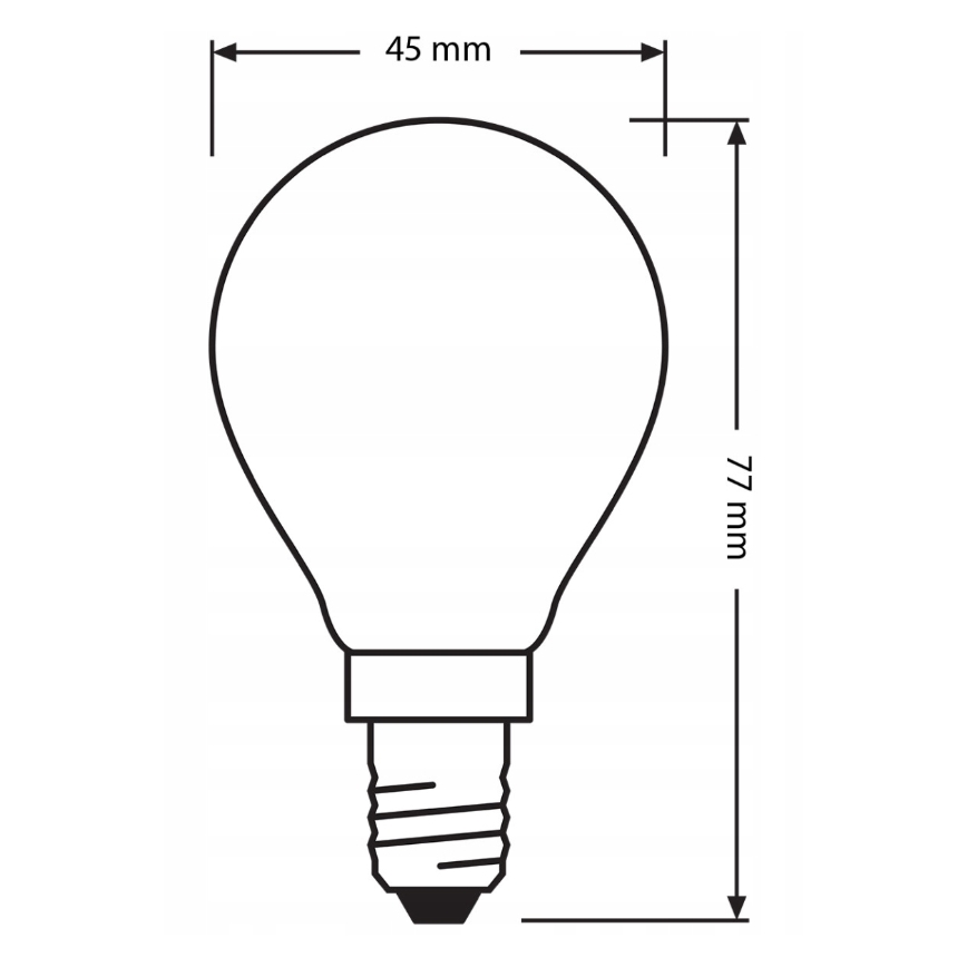 Set van 3 LED-lampen BASE CLASSIC FILAMENT E14/5,9W/230V 4000K - Osram