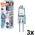 Set van 3 ovenlampen HALOSTAR G4/10W/12V 2700K - Osram