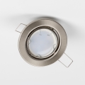 Set van 5 badkamer inbouwspots 1xGU10/4W/230V IP23 mat chroom