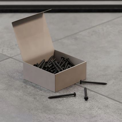 Set van 50 Torx T25-schroeven, 12 mm, zwart gelakt