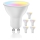 Set van 6 LED RGBW dimbare MESH GU10/6,5W/230V 2700-6500K Wi-Fi + afstandsbediening - Aigostar