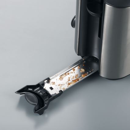 Severin AT 2515 - Grille-pain à deux fentes 1000 W/230 V inox/noir