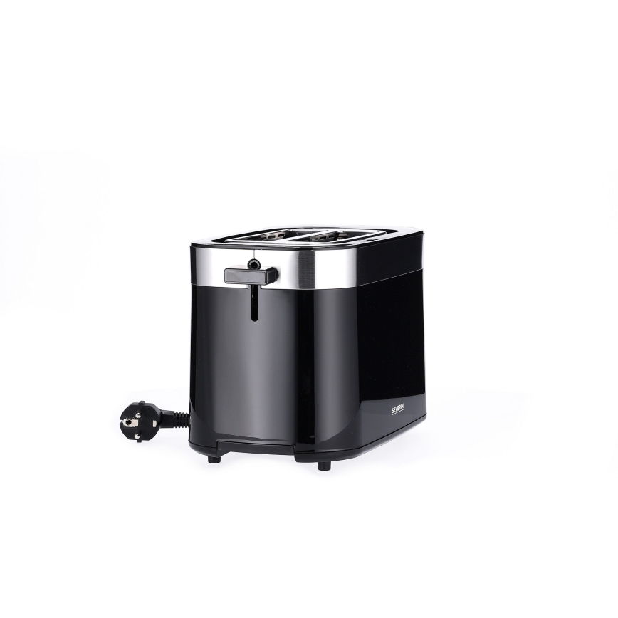 Severin AT 9264 - Grille-pain à deux fentes 800 W/230 V inox/noir
