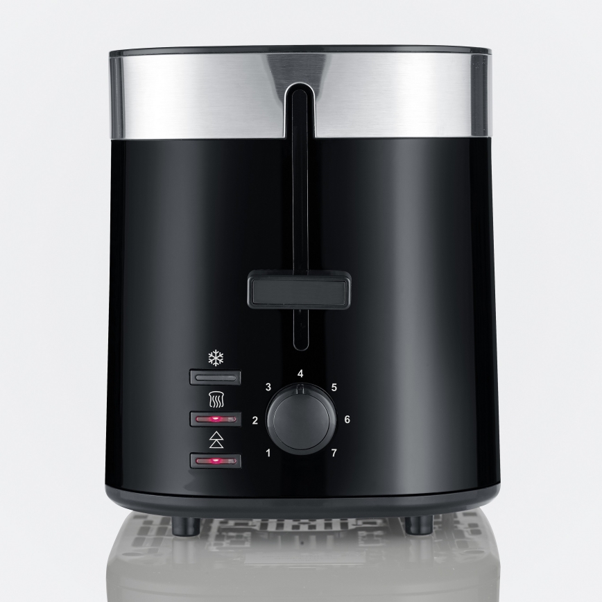 Severin AT 9264 - Grille-pain à deux fentes 800 W/230 V inox/noir