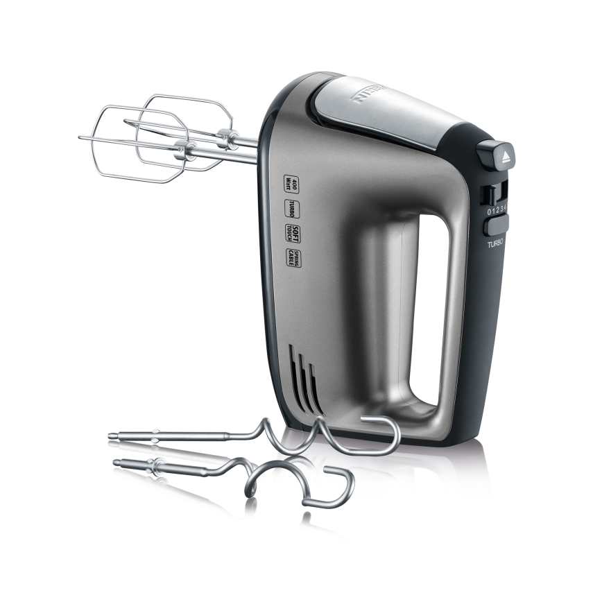 Severin HM 3832 - Batteur à main 400W/230V inox/noir