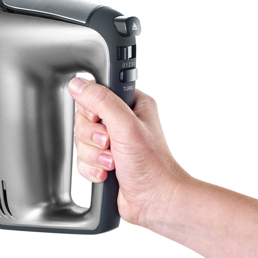 Severin HM 3832 - Handmixer 400W/230V roestvrij staal/zwart
