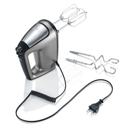 Severin HM 3832 - Handmixer 400W/230V roestvrij staal/zwart