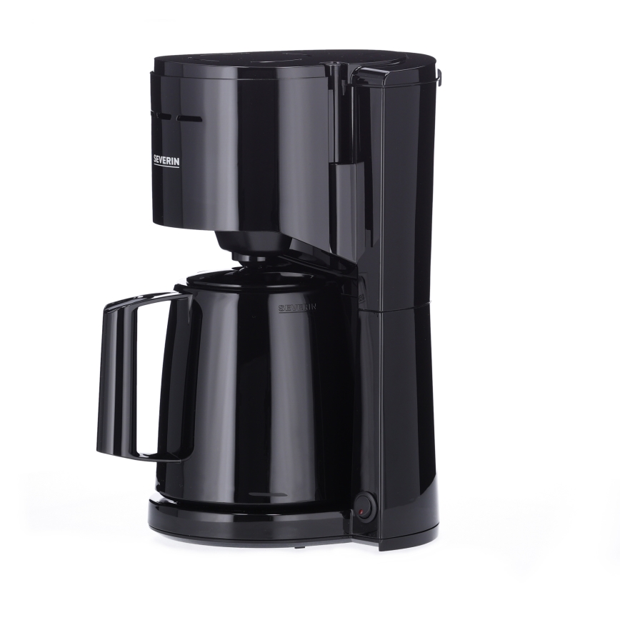 Severin KA 9306 - Koffiezetapparaat met thermoskan 1 l 1000W/230V zwart