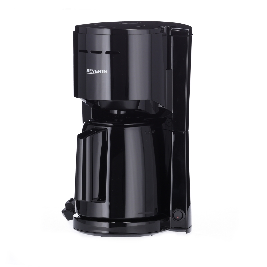 Severin KA 9306 - Koffiezetapparaat met thermoskan 1 l 1000W/230V zwart