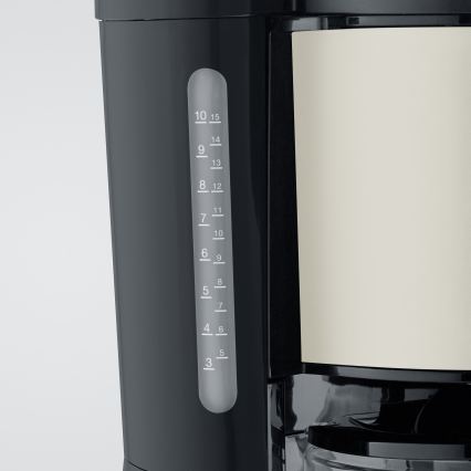 Severin KA 9575 - Cafetière filtre 1000W/230V beige/noir