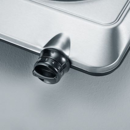 Severin KP 1092 - Réchaud à une plaque 1500W/230V en inox