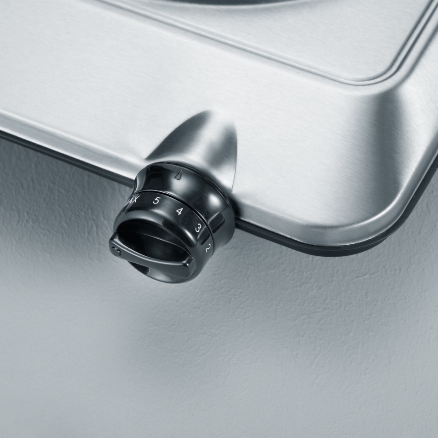 Severin KP 1092 - Réchaud à une plaque 1500W/230V en inox