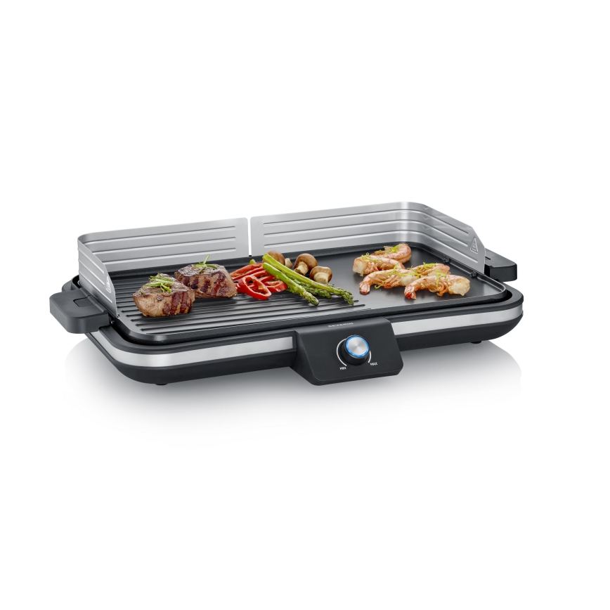Severin PG 8564 - Elektrische tafelgrill 2300 W/230 V 50 x 30 cm, zwart