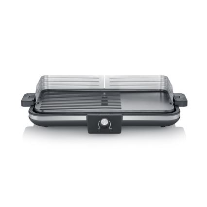Severin PG 8564 - Elektrische tafelgrill 2300 W/230 V 50 x 30 cm, zwart
