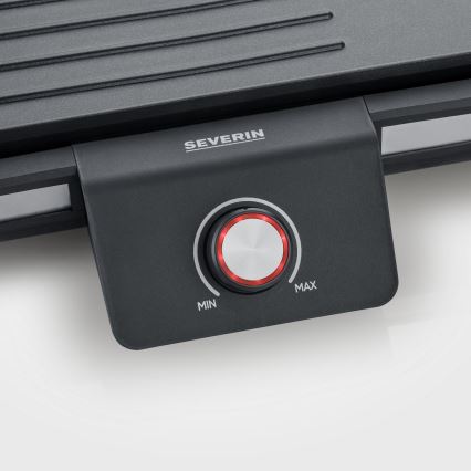 Severin PG 8564 - Elektrische tafelgrill 2300 W/230 V 50 x 30 cm, zwart