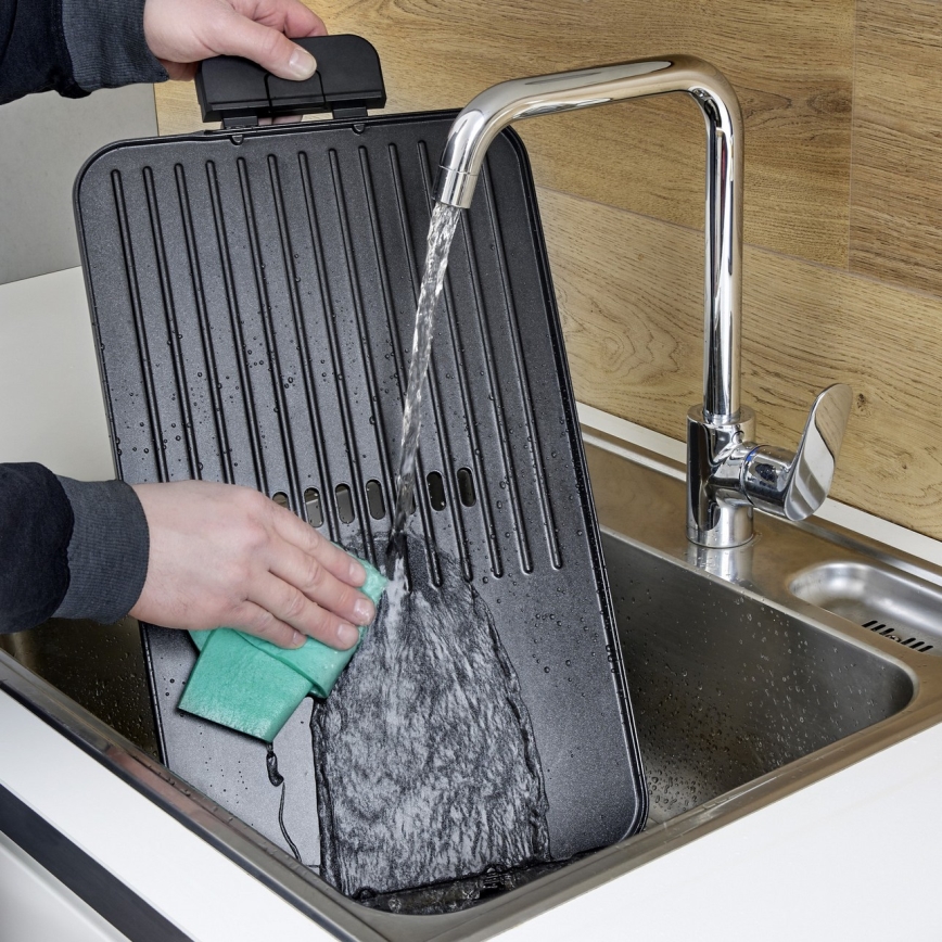 Severin PG 8564 - Gril électrique de table 2300 W / 230 V, 50 x 30 cm, noir